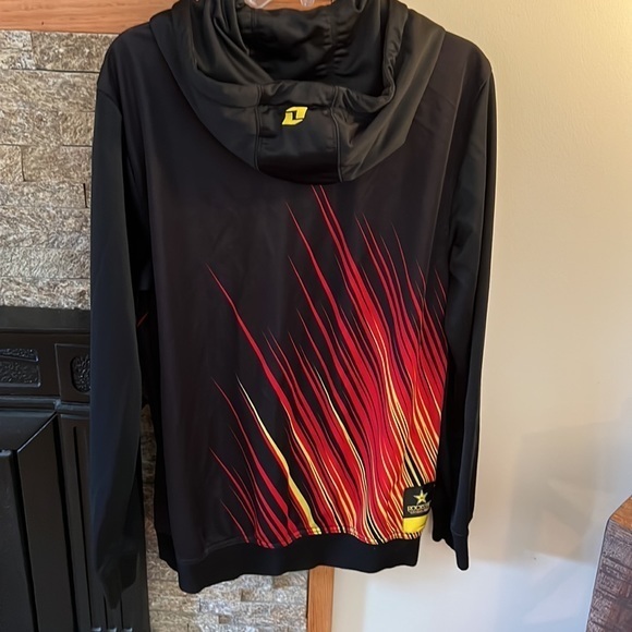 One Industries Rockstar Energy Drink Full Zip Hoodie Size Medium VGC 🔥 - Picture 3 of 5